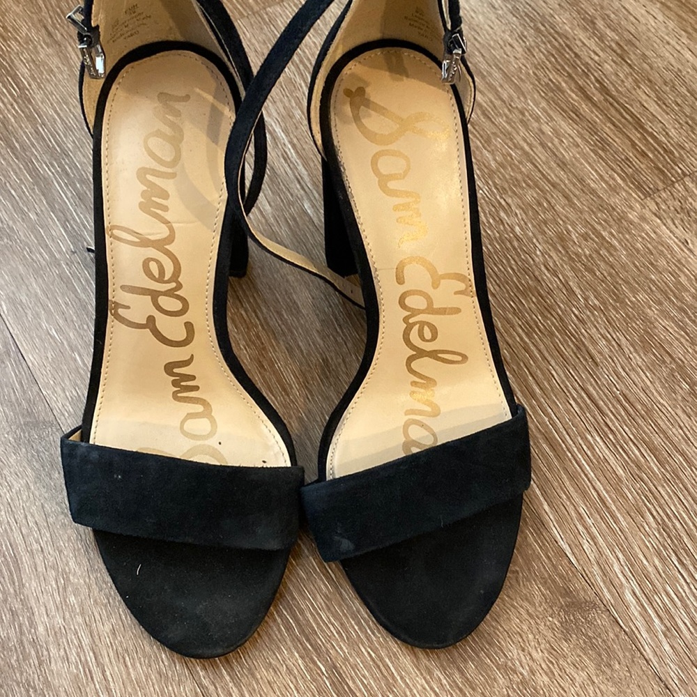 Sam Edelman strappy black heels
